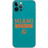 NFL Miami Dolphins Teal Performance Series iPhone 12 Pro Max Skin
